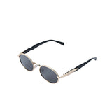 Vayo Gleam Women's Metal Sunglass Gold Frame Black