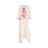 Amore Mio By Hitu Women's Whispy Pink With Embroidery Dress