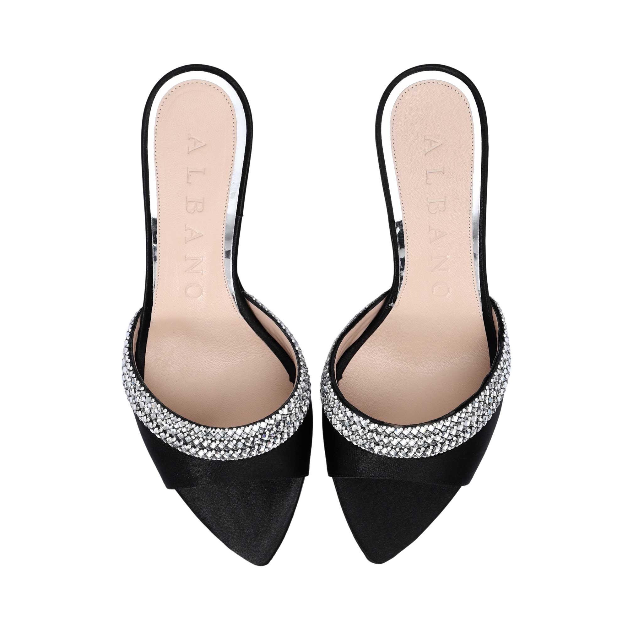 Albano Women's Crystal Embellished Mule Black Sandal | departure-to-desk | new-season-2025 | Women | women all shoes | Women All Shoes Sandals | women's Shoe | Womens Albano Women's Crystal Embellished Mule Black Sandal | departure-to-desk | new-season-2025 | Women | women all shoes | Women All Shoes Sandals | women's Shoe | Womens
