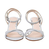 Albano Women's Glitter Ankle-Strap Sandal