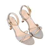 Albano Women's Glitter Ankle-Strap Sandal