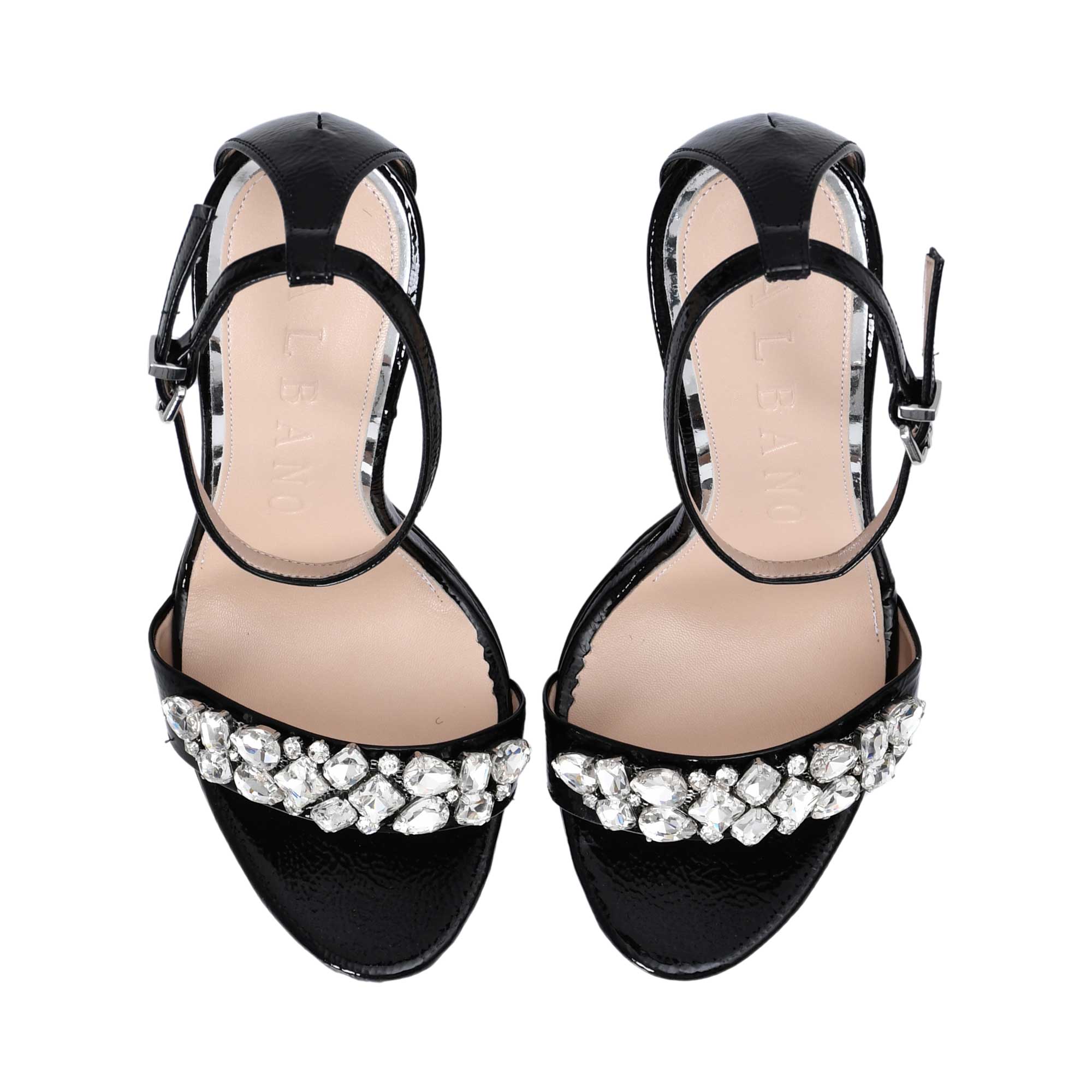 Albano Women's Black Patent Leather Crystal-Toe Heeled Sandal | departure-to-desk | new-season-2025 | Sandal | Sandals | Slides & Sandals | Women | women all shoes | Women All Shoes Sandals | Womens Albano Women's Black Patent Leather Crystal-Toe Heeled Sandal | departure-to-desk | new-season-2025 | Sandal | Sandals | Slides & Sandals | Women | women all shoes | Women All Shoes Sandals | Womens