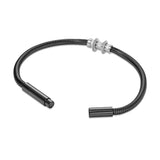 Cerruti 1881 Flavio Gents Cable With Small Motif Black Bracelet