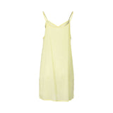 Back view of the yellow inner slip showing adjustable straps.