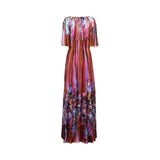 Alberta Ferretti Women's Fantasy Print Pink Long Dress
