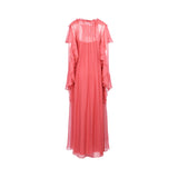 Alberta Ferretti Women's Peach Long Dress