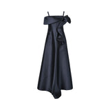 Alberta Ferretti Women's Navy Long Dress