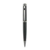 Aigner Gents Ballpoint Pen in Black and Gun Silver