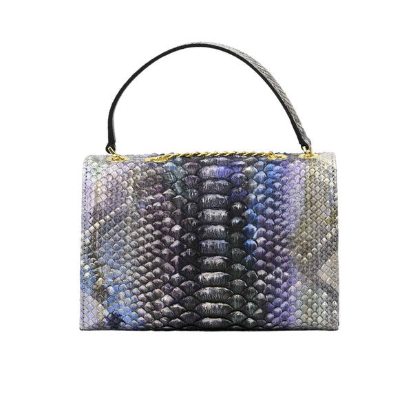 Biagini Women's Chagall Python Hand Bag – Blue Salon