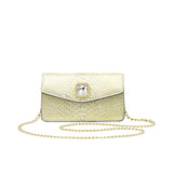Biagini Women's Hollywood Python Shoulder Bag