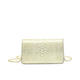 Biagini Women's Hollywood Python Shoulder Bag