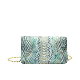 Biagini Women's Hollywood Python Shoulder Bag