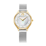 Aigner VELLETI  Ladies- Stainless Steel and Mother-of-Pearl Dial Watch