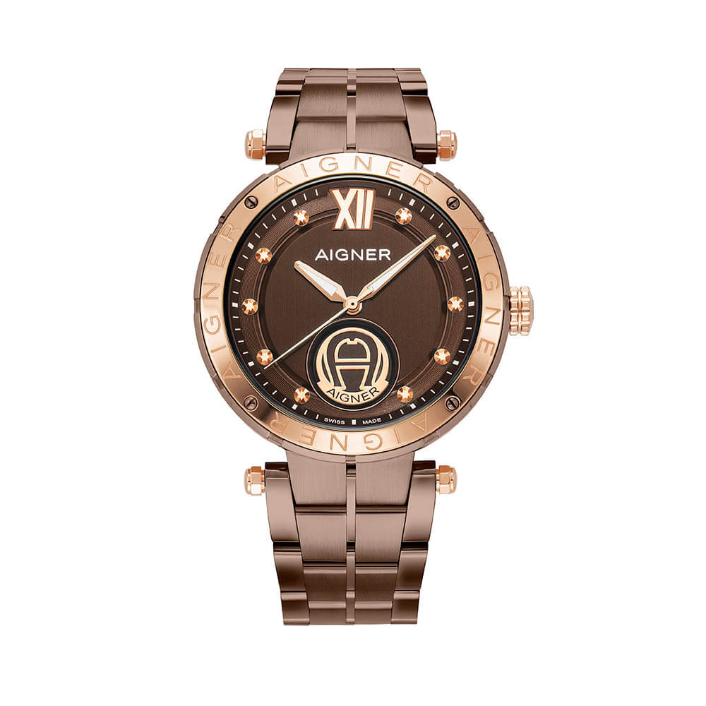 Aigner Vigevano Gents Brown Pattner Dial Brown With Rose Gold Stainless Steel watch | Fashion Watches | GCC | Men | Mens | Mens Watches | Watch | Watches Aigner Vigevano Gents Brown Pattner Dial Brown With Rose Gold Stainless Steel watch | Fashion Watches | GCC | Men | Mens | Mens Watches | Watch | Watches