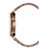 Aigner Vigevano Gents Brown Pattner Dial Brown With Rose Gold Stainless Steel watch