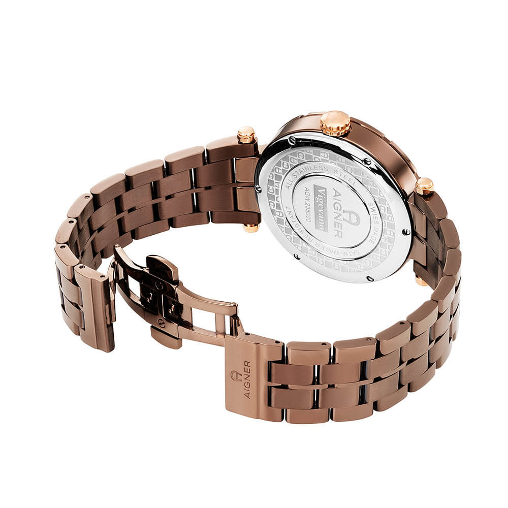 Aigner Vigevano Gents Brown Pattner Dial Brown With Rose Gold Stainless Steel watch | Fashion Watches | GCC | Men | Mens | Mens Watches | Watch | Watches Aigner Vigevano Gents Brown Pattner Dial Brown With Rose Gold Stainless Steel watch | Fashion Watches | GCC | Men | Mens | Mens Watches | Watch | Watches