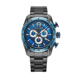 Aigner Benevento Gents Blue Dial Gun Stainless Steel Watch