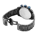 Aigner Benevento Gents Blue Dial Gun Stainless Steel Watch