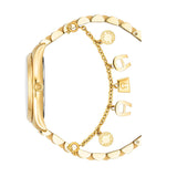 Aigner Scafati Ladies Green Dial Gold Stainless Steel Watch