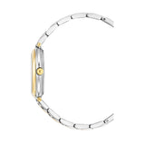Aigner Trani Ladies White MOP Dial Silver Gold Tone Watch