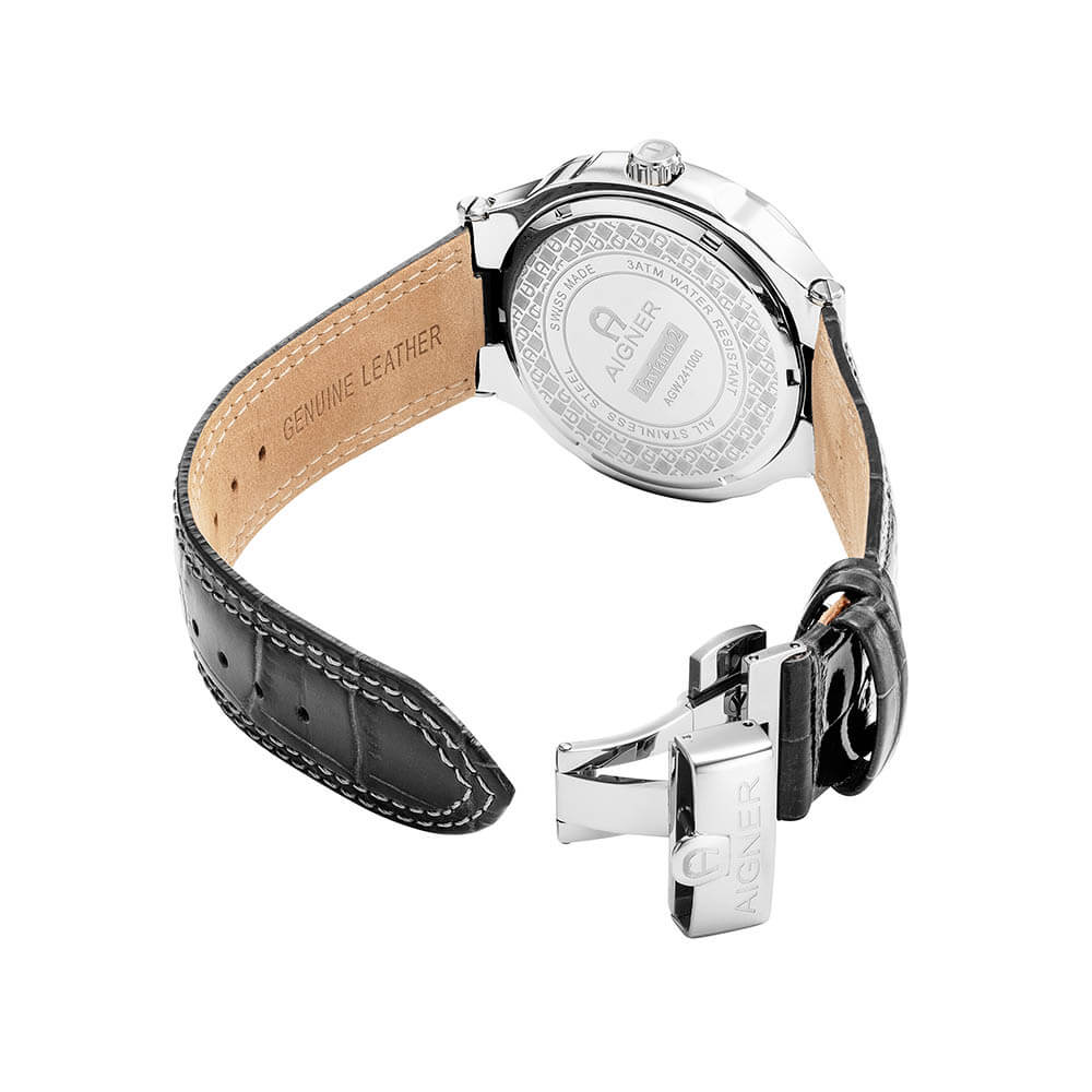 Aigner Taviano 2 Gents Green Dial Black Leather Strap Watch | Fashion Watches | GCC | Men | Mens | Mens Watches | Watch | Watches Aigner Taviano 2 Gents Green Dial Black Leather Strap Watch | Fashion Watches | GCC | Men | Mens | Mens Watches | Watch | Watches