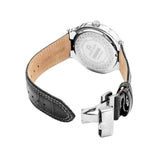 Aigner Taviano 2 Gents Green Dial Black Leather Strap Watch