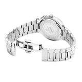 Aigner Tiviano 2 Gents White Pattern Dial Silver Stainless Steel Watch