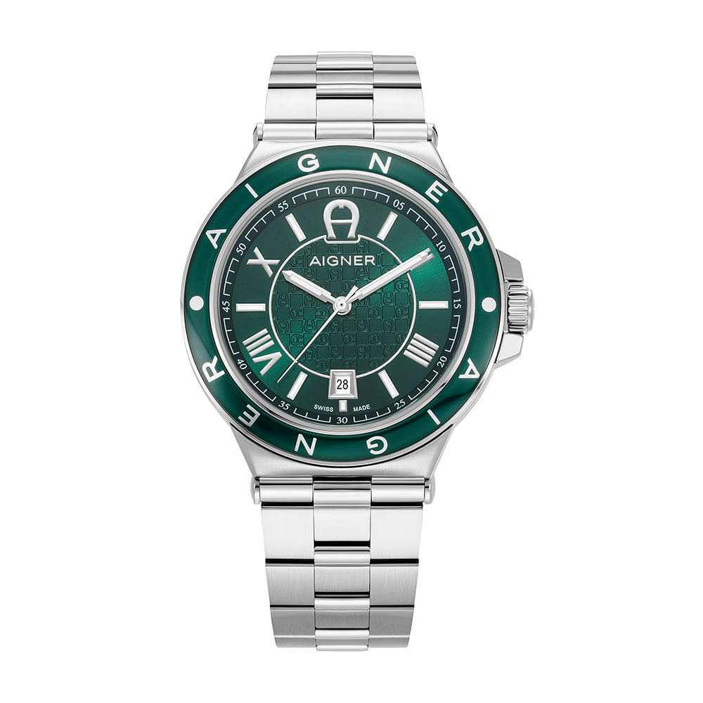 Aigner Trieste2 - Gents Bold Green Dial Stainless Steel Watch | Fashion Watches | GCC | Men | Mens | Mens Watches | Watch | Watches Aigner Trieste2 - Gents Bold Green Dial Stainless Steel Watch | Fashion Watches | GCC | Men | Mens | Mens Watches | Watch | Watches