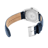 Aigner Siena Gents Blue Dial Stainless Steel Case Blue Leather Starp Watch