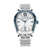 Aigner Rovigo Gents Silver Dial Stainless Steel Silver Blue Watch