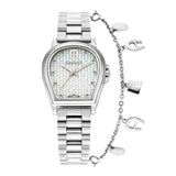 Aigner Alba Ladies White Dial Stainless Steel Silver Watch