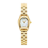 Aigner Molfetta Ladies White MOP Dial Stainless Steel Gold Plated Watch