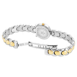 Aigner Elba Ladies Green Dial Silver Gold Tone Watch