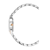 Aigner Tivoli Due Ladies Silver Dial Rose Gold/Silver Stainless Steel Watch