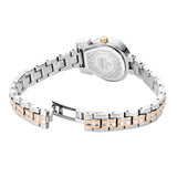Aigner Tivoli Due Ladies Silver Dial Rose Gold/Silver Stainless Steel Watch