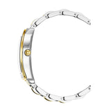 Aigner Verona Due Gents White Dial Yellow Gold/Silver Stainless Steel Watch