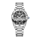 Aigner Trapani Gents Black Dial Stainless Steel Watch