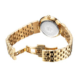 Aigner Dolce Ladies Green Dial Gold Tone Watch