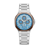 Aigner Fermo Gents Light Blue Dial Stainless Steel Watch