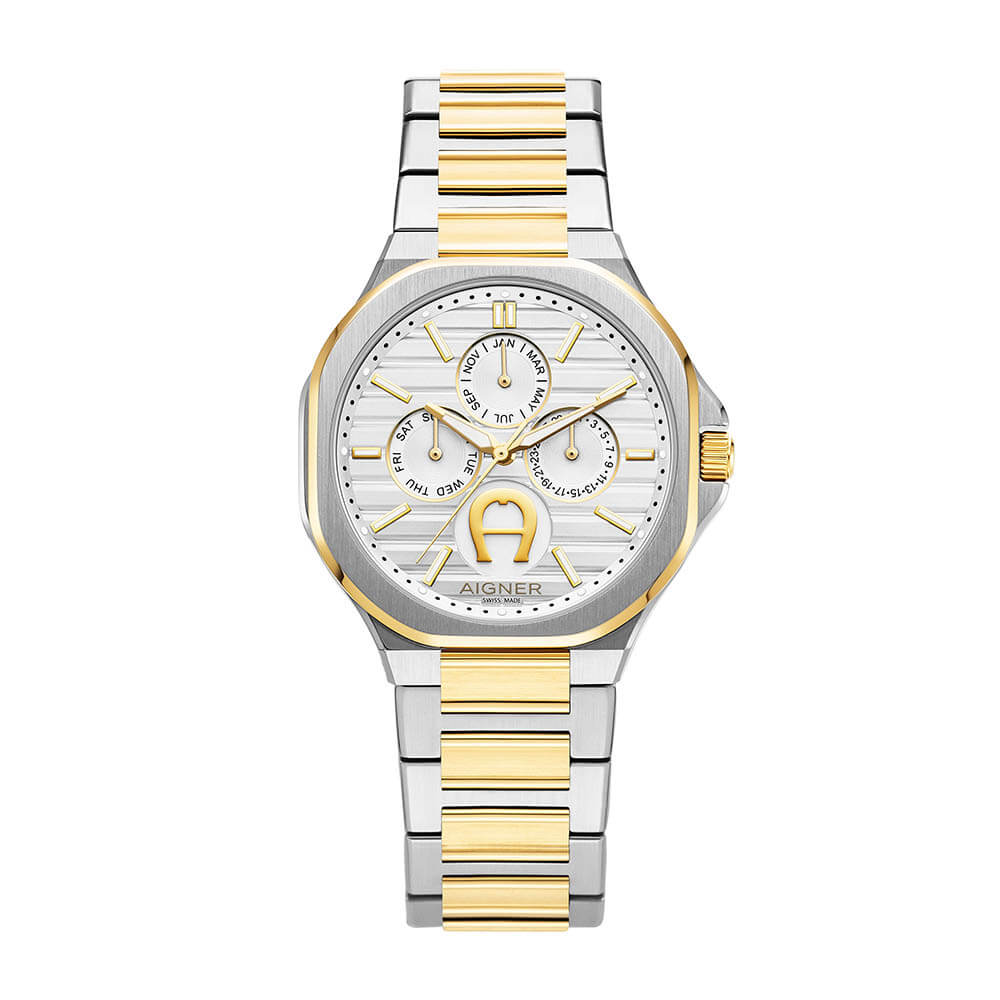 Aigner Fermo Gents White Dial Gold/Silver Stainless Steel Watch | Fashion Watches | GCC | Men | Mens | Mens Watches | new-season-2025 | Watch | Watches Aigner Fermo Gents White Dial Gold/Silver Stainless Steel Watch | Fashion Watches | GCC | Men | Mens | Mens Watches | new-season-2025 | Watch | Watches