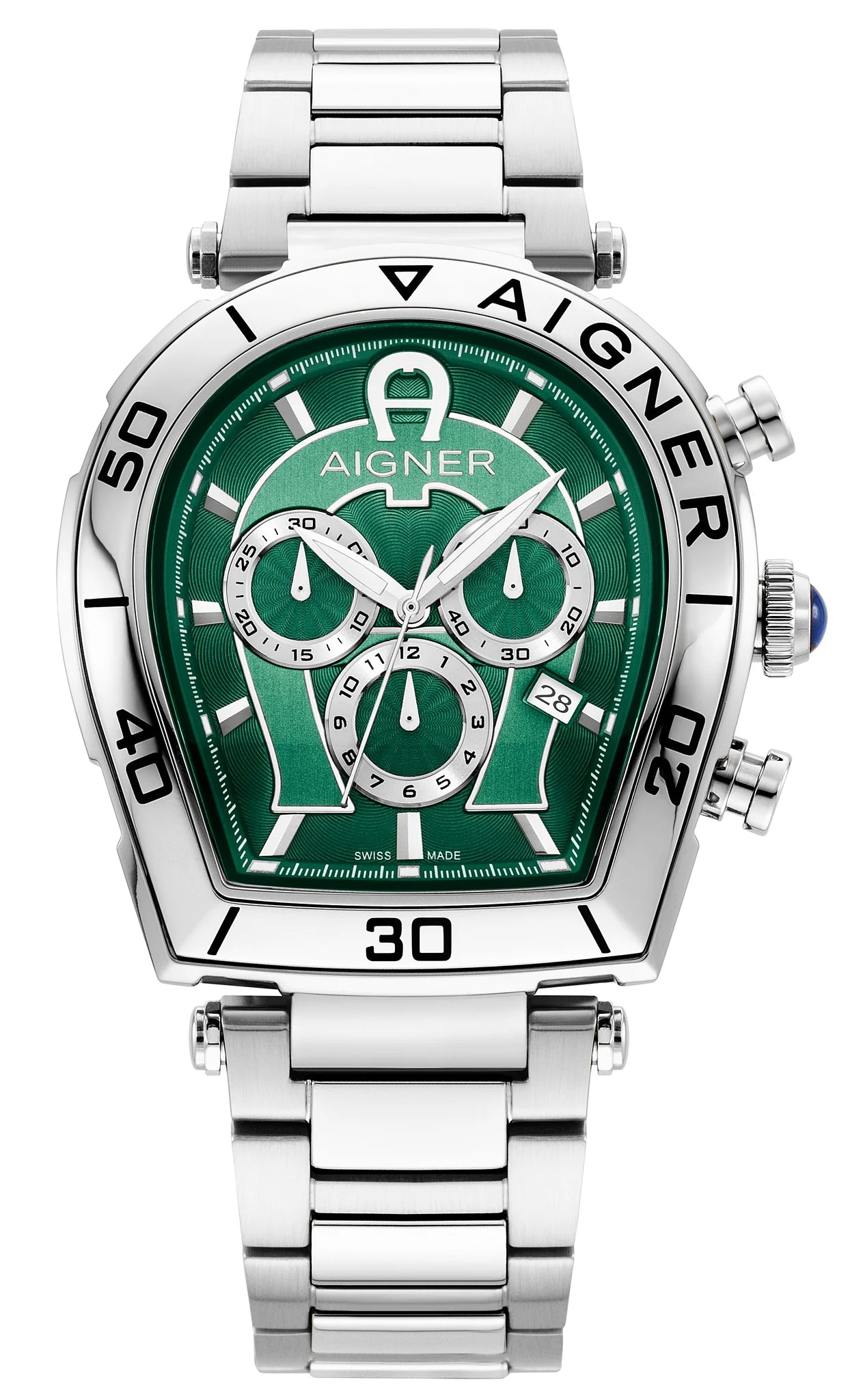 Aigner Trapani Chrono Gents Green Dial Stainless Steel Watch | Fashion Watches | GCC | Men | Mens | Mens Watches | new-season-2025 | Watch | Watches Aigner Trapani Chrono Gents Green Dial Stainless Steel Watch | Fashion Watches | GCC | Men | Mens | Mens Watches | new-season-2025 | Watch | Watches