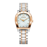 Aigner Daiana Ladies MOP Dial Silver/Rose Gold Stainless Steel Watch