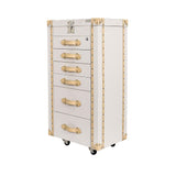 Artisan Jewelry Cabinet Knitted Cream