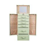 Artisan Jewelry Cabinet Green Plain
