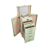 Artisan Jewelry Cabinet Green Plain