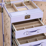 Artisan Jewelry Cabinet Purple