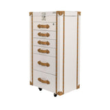Artisan Knitted Cream Jewelry Cabinet