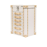 Artisan Knitted Cream Jewelry Cabinet