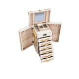 Artisan Knitted Cream Jewelry Cabinet