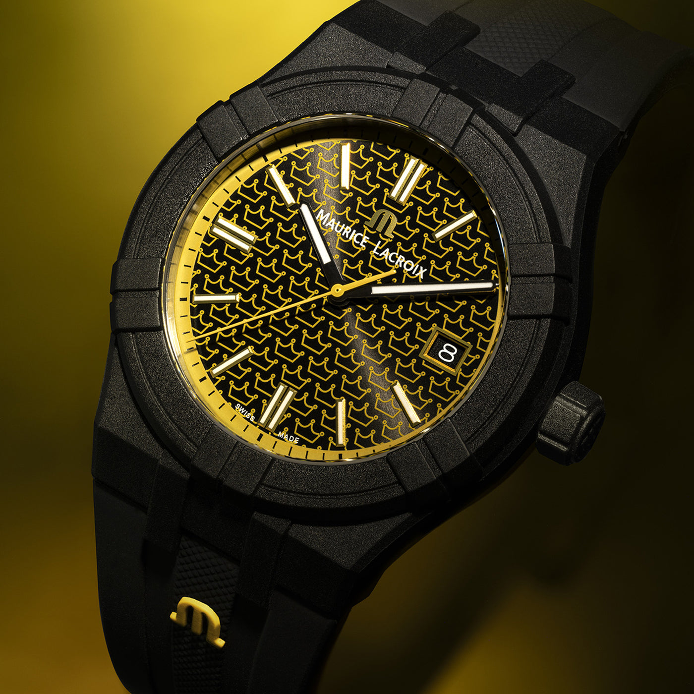Maurice Lacroix Aikon Tide Kotc Gents Black Rubber Watch | GCC | Luxury Watches | Men | Mens | Mens Watches | Watch | Watches Maurice Lacroix Aikon Tide Kotc Gents Black Rubber Watch | GCC | Luxury Watches | Men | Mens | Mens Watches | Watch | Watches
